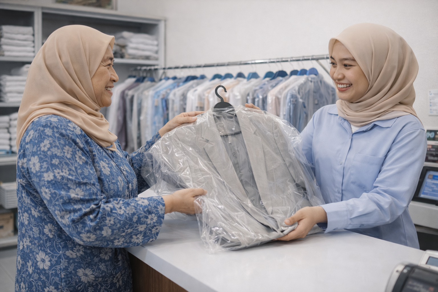 Examples of Laundry-style operations such as wash-fold and dry cleaning businesses